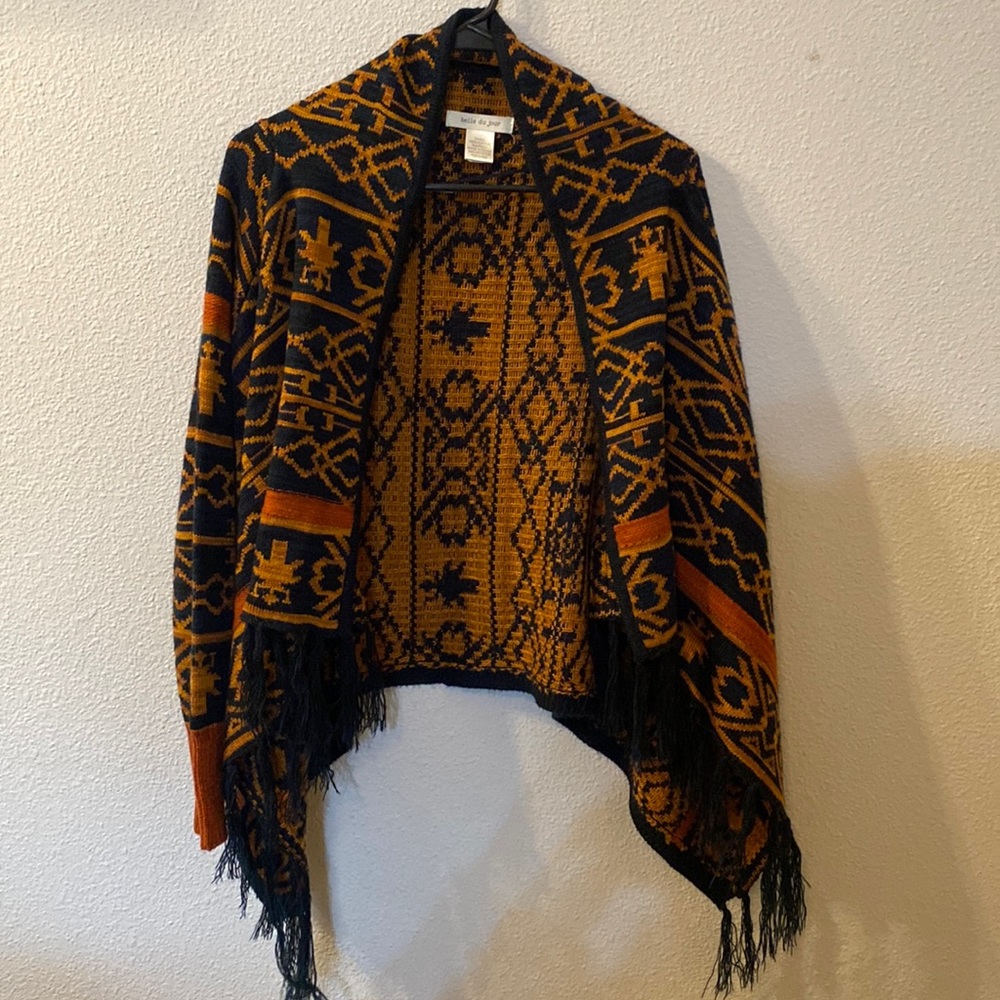 Belle Du Jour tassel cardigan size small